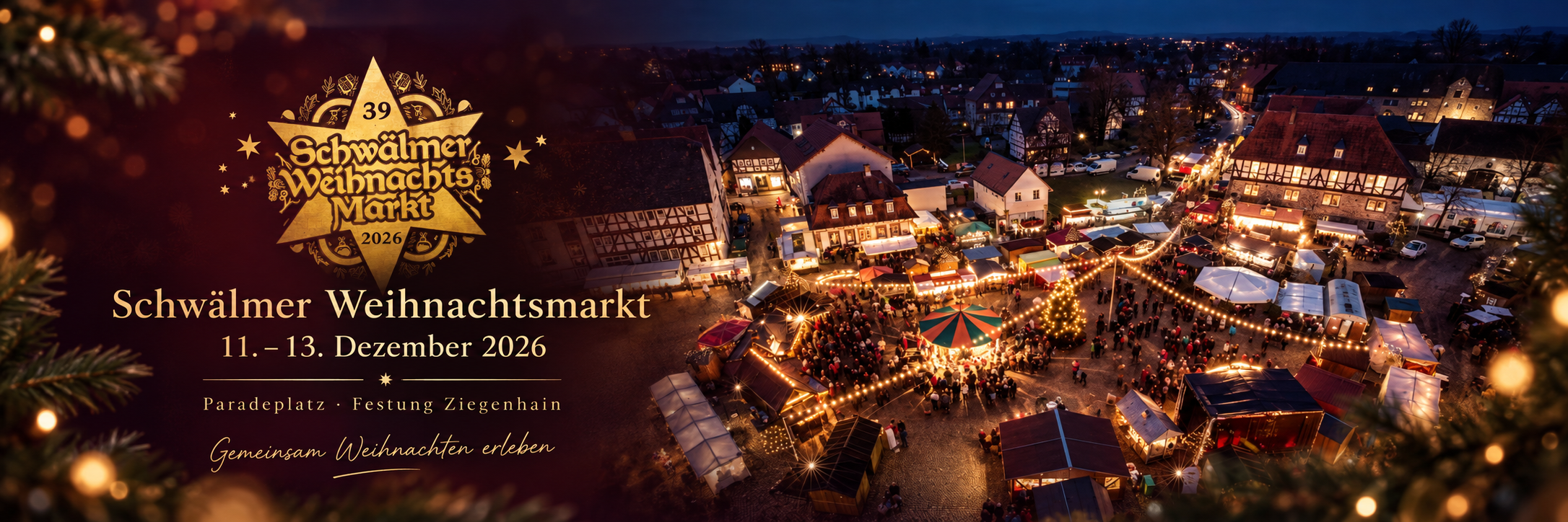 Schwälmer Weihnachtsmarkt 2026 – 11. bis 13. Dezember 2026